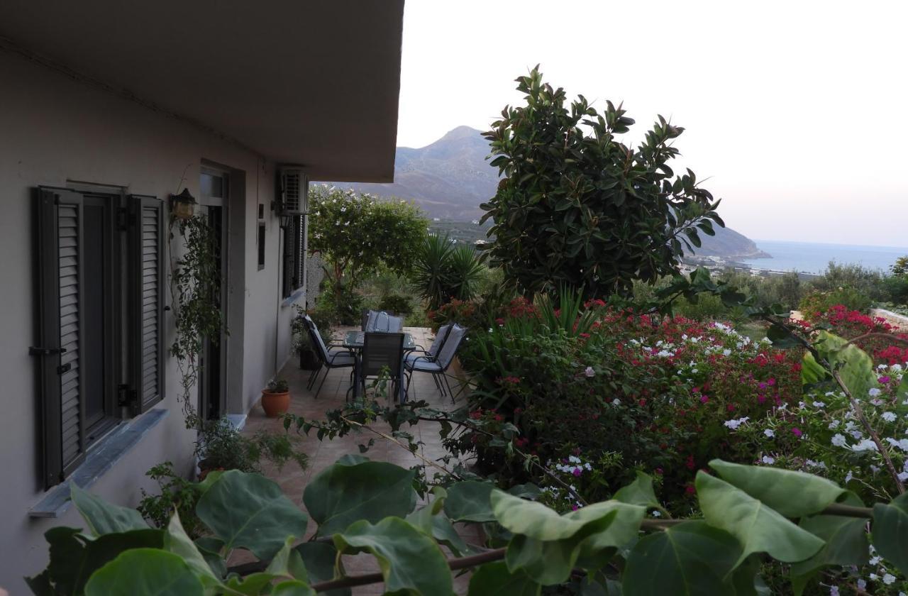 فيلا Chrissi'S House With Garden And Sea View Zerviana كيساموس المظهر الخارجي الصورة