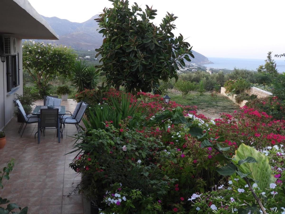 فيلا Chrissi'S House With Garden And Sea View Zerviana كيساموس المظهر الخارجي الصورة